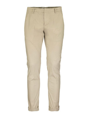 DONDUP: casual trousers - Gaubert stretch gabardine pants