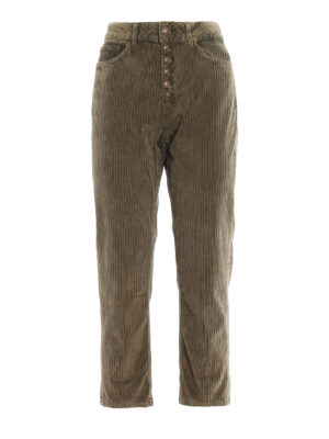 DONDUP: pantaloni casual - Pantaloni Koons in velluto a costine