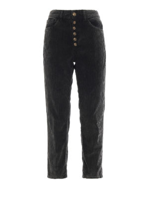 DONDUP: casual trousers - Koons corduroy trousers