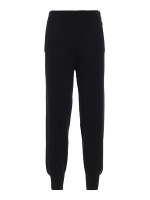 DONDUP: pantaloni casual - Pantaloni in maglia di lana con lurex