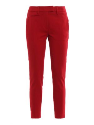 DONDUP: pantaloni casual - Pantaloni Perfect in jersey compatto