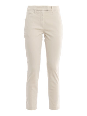 DONDUP: casual trousers - Perfect soft cotton trousers