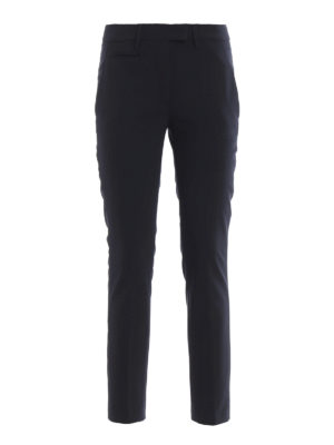 DONDUP: pantaloni casual - Pantaloni Perfect in tecno lana