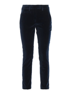 DONDUP: pantaloni casual - Pantaloni Perfect in velluto