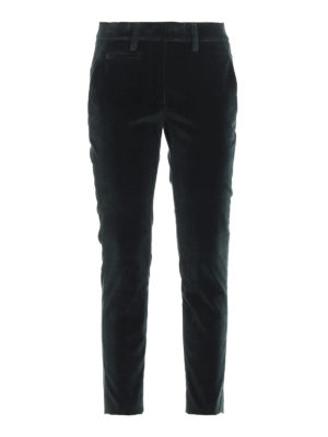 DONDUP: pantaloni casual - Pantaloni Perfect in velluto