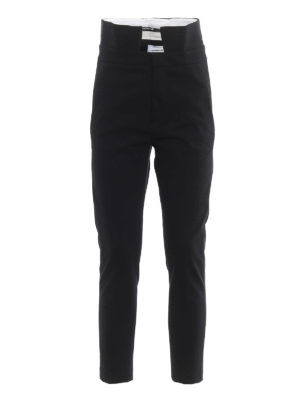 DONDUP: casual trousers - Stretch viscose blend Fedra trousers