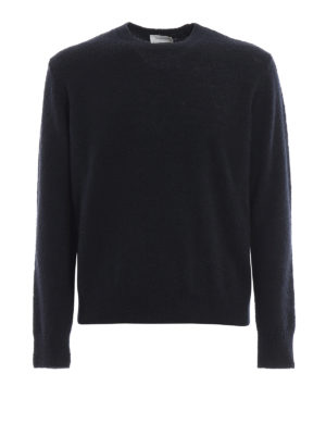 DONDUP: maglia collo rotondo - Pull girocollo blu in misto lana
