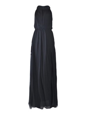 DONDUP: evening dresses - Silk chiffon long dress