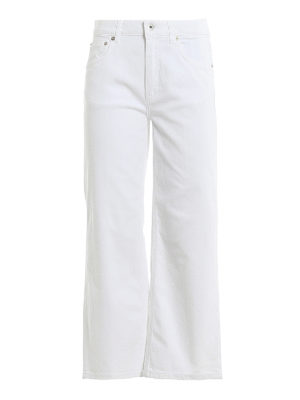 DONDUP: flared jeans - Avenue white jeans