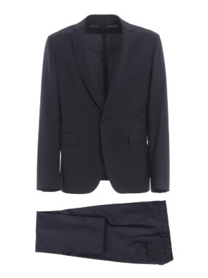 DONDUP: completi da cerimonia - Abito due pezzi in misto lana blu