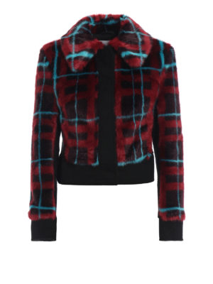 DONDUP: Pellicce e montoni - Giacca in eco pelliccia fantasia