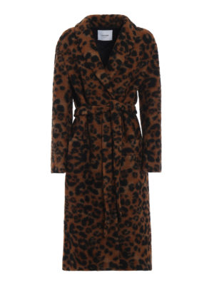 DONDUP: cappotti lunghi - Cappotto lungo animalier