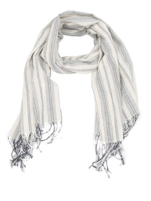 DONDUP: sciarpe e foulard - Sciarpa in tela di cotone