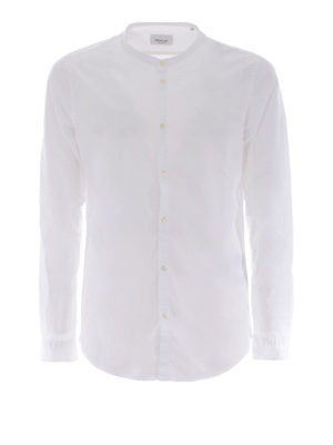 DONDUP: camicie - Camicia in cotone con collo coreana