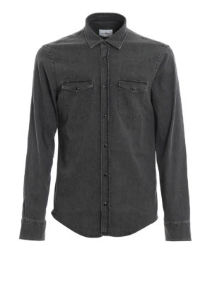 DONDUP: camicie - Camicia New Western in denim
