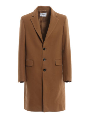 DONDUP: short coats - Wool single-breasted coat