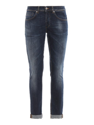 DONDUP: jeans skinny - Jeans George slavati skinny