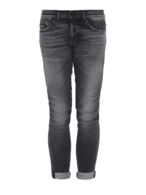 DONDUP: jeans skinny - Jeans George skinny grigi