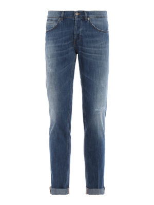 DONDUP: jeans skinny - Jeans skinny George con abrasioni