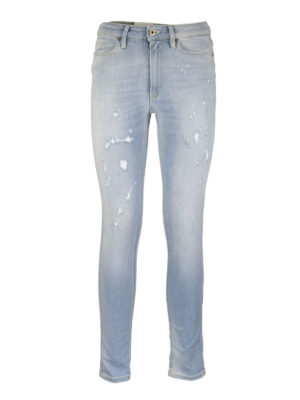 DONDUP: skinny jeans - Iris distressed super skinny jeans