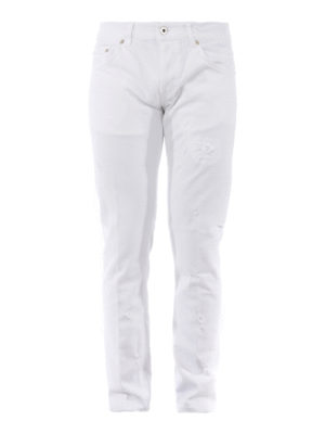 DONDUP: jeans skinny - Jeans Mius bianchi