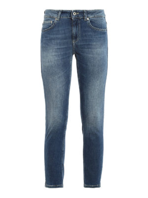 DONDUP: skinny jeans - Newdia cropped jeans