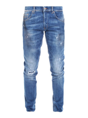 DONDUP: skinny jeans - Ritchie scraped jeans