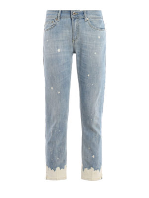 DONDUP: skinny jeans - Stone washed detail Newdia jeans