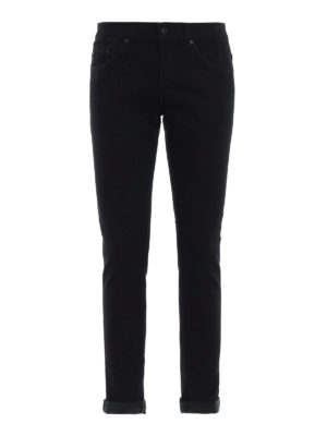 DONDUP: jeans skinny - Jeans cinque tasche George neri