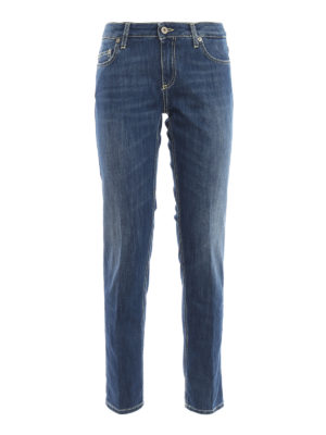 DONDUP: jeans dritti, a sigaretta - Jeans Bakony in denim stretch