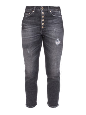 DONDUP: straight leg jeans - Koons jeans