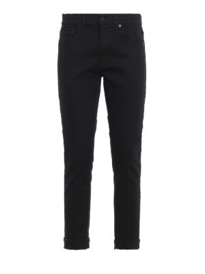 DONDUP: straight leg jeans - Mila black jeans