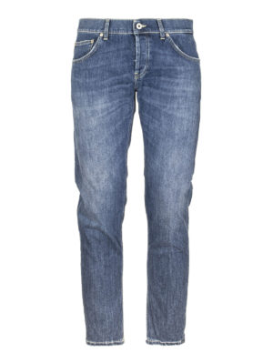 DONDUP: straight leg jeans - Mius slim denim jeans