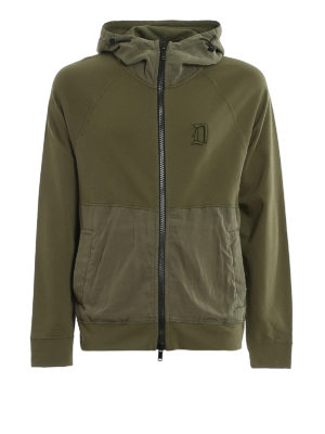 DONDUP: Sweatshirts & Sweaters - Monogram print hoodie