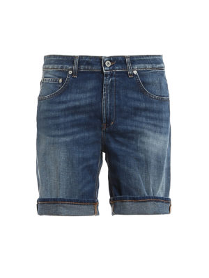 DONDUP: Trousers Shorts - Derick denim shorts