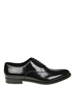 Doucal's: classiche - Oxford stringate pelle spazzolata