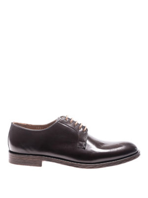 Doucal's: lace-ups shoes - Leather laced-up Derby shoes