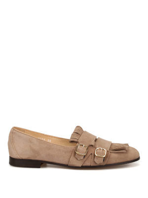 Doucal's: Mocassini e slippers - Mocassini Roger scamosciati monkstrap