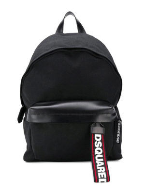 DSQUARED2: zaini - Zaino nero in nylon