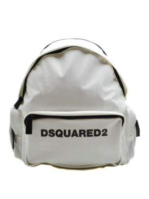 DSQUARED2: backpacks - Logo print nylon backpack