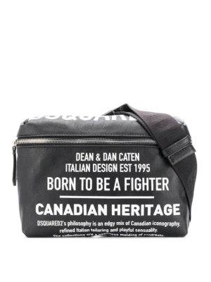 DSQUARED2: marsupi - Marsupio con stampa Canadian Heritage