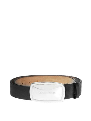 DSQUARED2: belts - Black leather belt