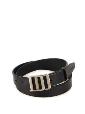 DSQUARED2: belts - Logo buckle leather belt