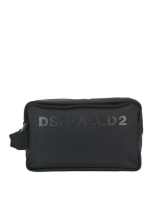 DSQUARED2: custodie e cover - Beauty case in nylon con logo
