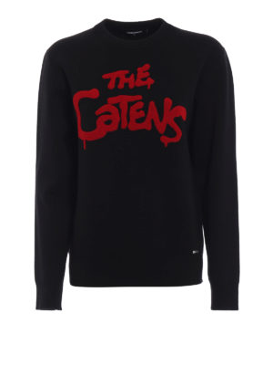 DSQUARED2: maglia collo rotondo - Girocollo in lana The Catens