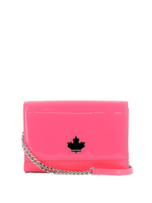 DSQUARED2: borse a tracolla - Tracollina 50's Rock Disco rosa