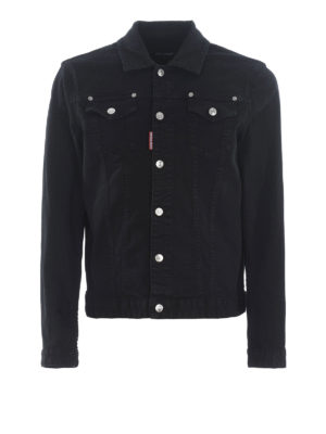 DSQUARED2: denim jacket - Icon stretch denim jacket