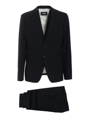 DSQUARED2: completi da cerimonia - Completo tre pezzi navy London