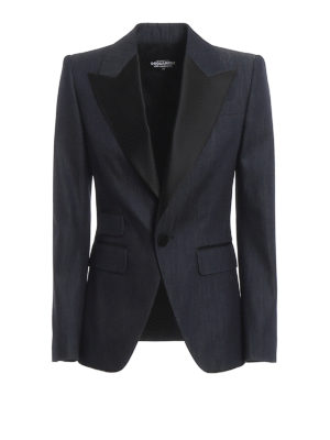 DSQUARED2: Vestidos de gala - Traje - Azul Oscuro