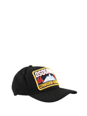 DSQUARED2: cappelli - Cappellino con patch Canadian Heritage